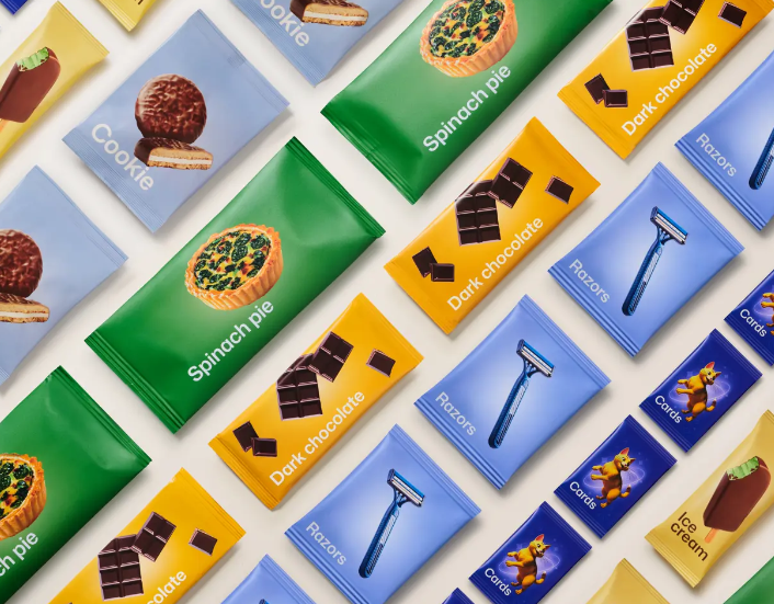 Assorted fibre-based food packaging products